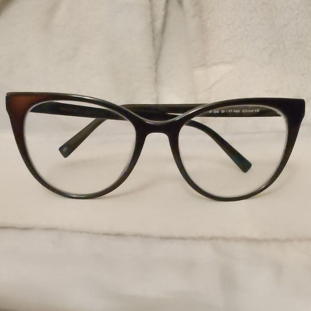 Warby Parker "Haley M" Women's Black Cat-Eye Eyeglasses (Includes Lenses) - Picture 2 of 6